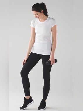 Lululemon Swiftly Tech Short Sleeve Running Top White Size 8